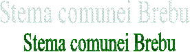 Stema comunei Brebu