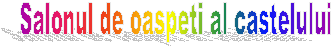 Salonul de oaspeti al castelului
