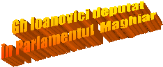 Gh Ioanovici deputat
in Parlamentul  Maghiar