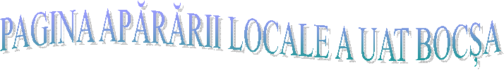 PAGINA APĂRĂRII LOCALE A UAT BOCȘA