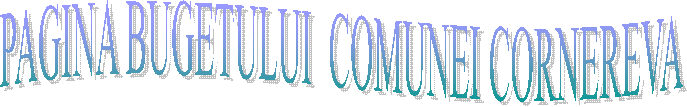 PAGINA BUGETULUI  COMUNEI CORNEREVA