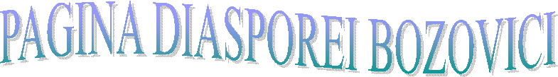 PAGINA DIASPOREI BOZOVICI