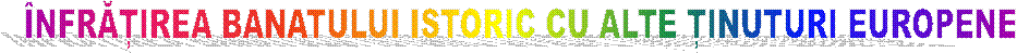 �NFRĂȚIREA BANATULUI ISTORIC CU ALTE ȚINUTURI EUROPENE
