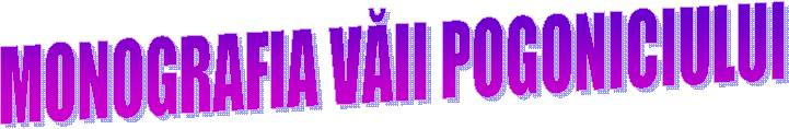 MONOGRAFIA VĂII POGONICIULUI