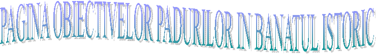 PAGINA OBIECTIVELOR PADURILOR IN BANATUL ISTORIC
