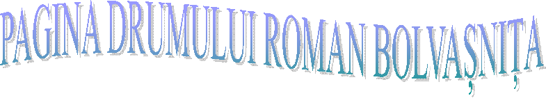 PAGINA DRUMULUI ROMAN BOLVAȘNIȚA