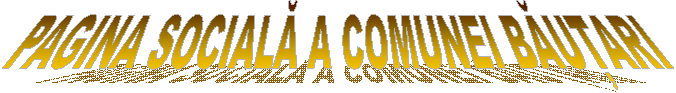 PAGINA SOCIALĂ A COMUNEI BĂUȚARI