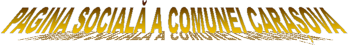 PAGINA SOCIALĂ A COMUNEI CARAȘOVA